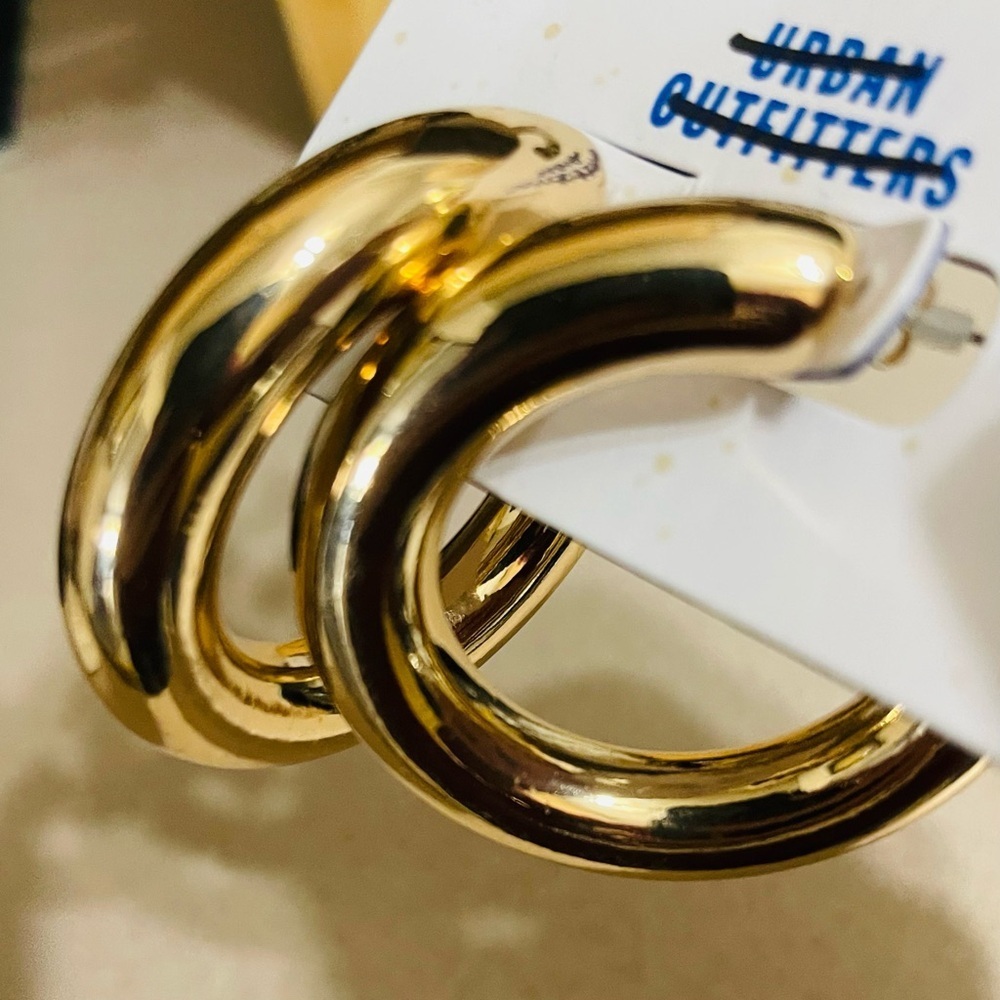 Urban Outfitters Gold Hoop Earrings